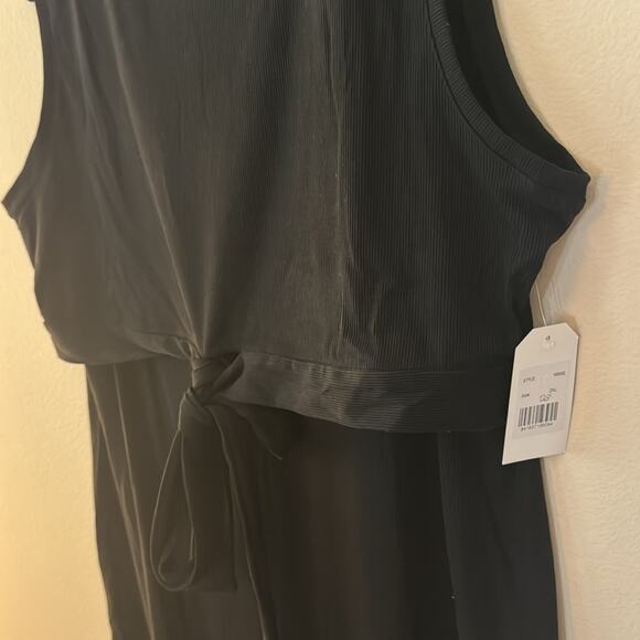 Angel Maternity Sleeveless Black Maternity and Nursing Tie Knot Dress Size XXL - Picture 5 of 8